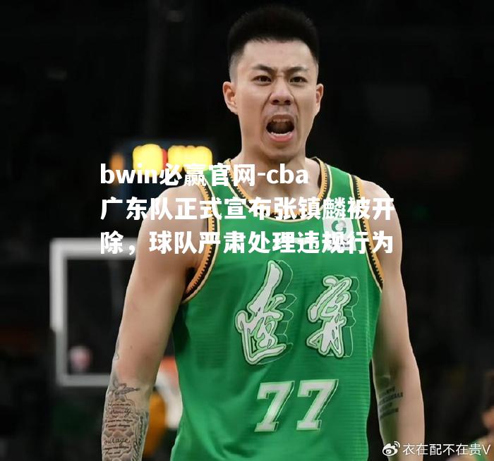 cba广东队正式宣布张镇麟被开除，球队严肃处理违规行为